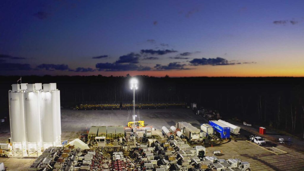 EnerStar stadium light tower.
